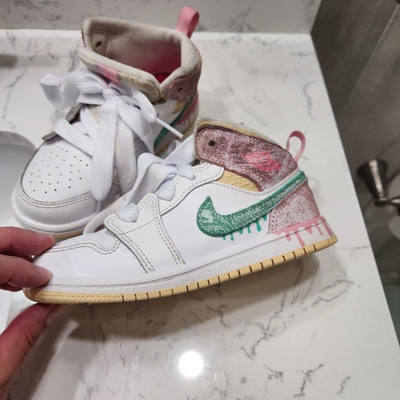 Nike Other - AIR JORDAN 1 MID SE GS"Ice Cream"